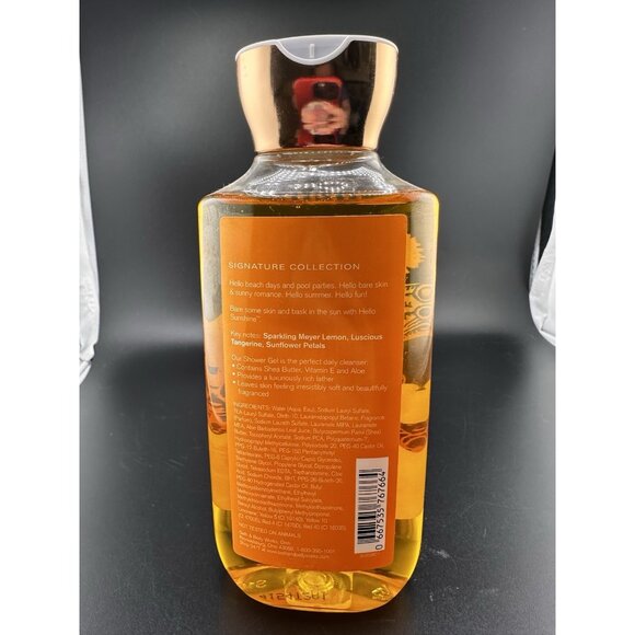 Bath & Body Works Shea And Vitamin E Hello Sunshine Gel 10 oz Discontinued NEW - Picture 3 of 4